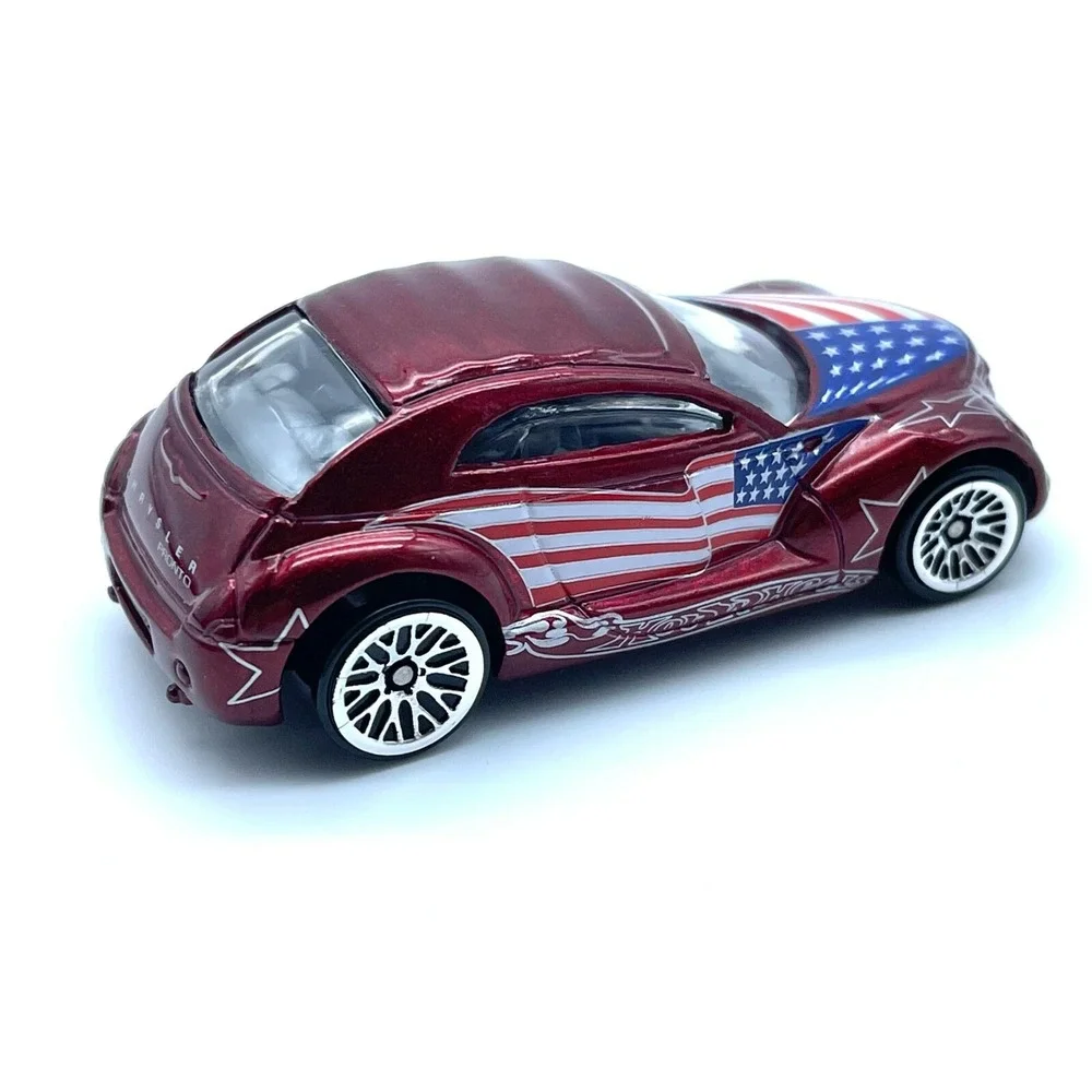 Hot Wheels Chrysler Pronto‎ Car American Flag Diecast 1/64 Collector #079 Loose